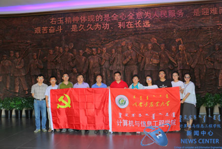 老师们合影 计算机学院 冯柏杨 摄