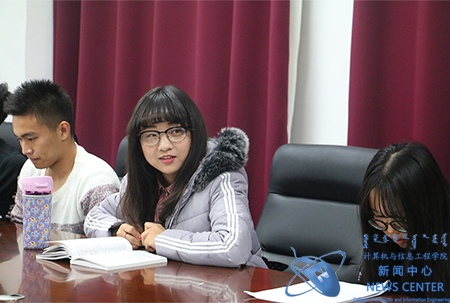 同学发表感想 计算机学院 秦路奇 摄